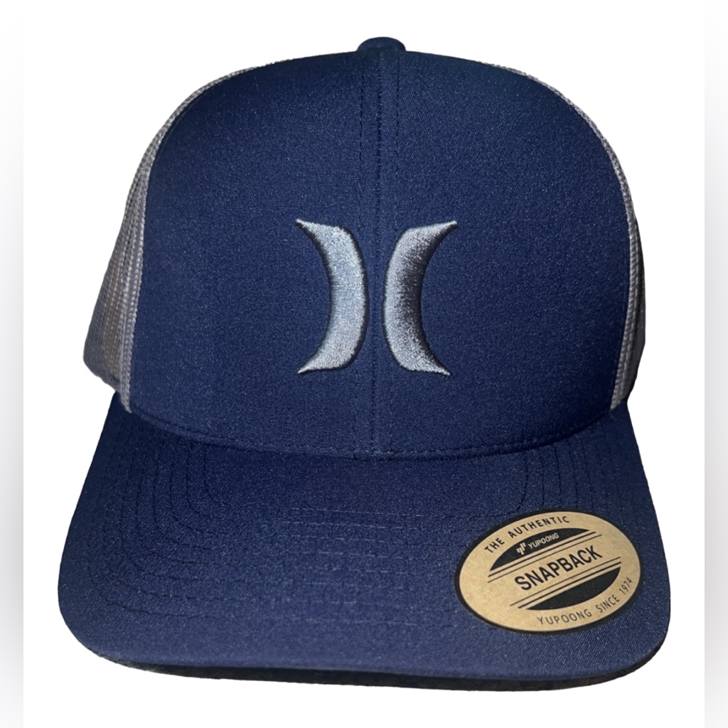 Hurley Mesh Snapback Adjustable Trucker Del Mar Trucker Cap Men’s Blue Navy O/S